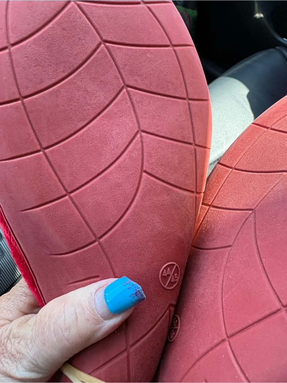 Bally Red Plush Slip-On Slippers with Embroidered Logo